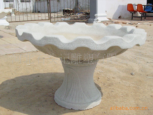 各种精美手工制作大理石花盆石雕