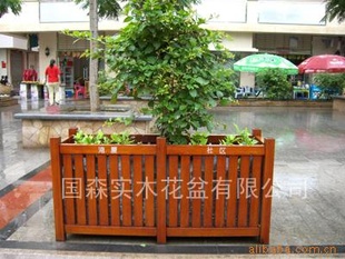 低价让利推出时尚实木花箱/园林实木花箱/方形实木花箱