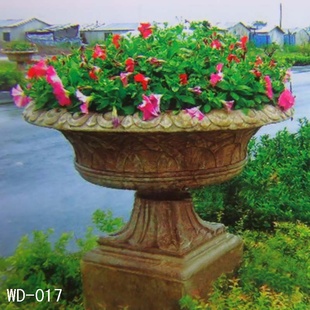 花盆 欧式仿古花盆 汉白玉花钵 大理石花钵 黄绣石花盆雕刻