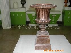 批发玻璃钢欧式杯状仿古园艺花盆容器,外贸畅销款,欢迎混批