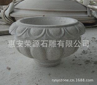 厂家定制石雕花钵花盆/现代户外广场雕刻/成品花钵HP120~0122