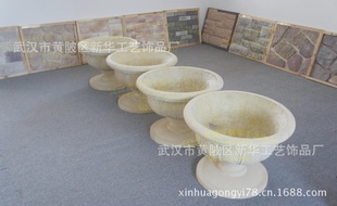 欧式家居庭院花盆 仿砂岩树脂花器 户外装饰花盆花钵
