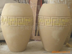 玻璃钢花盆 仿砂岩花盆 欧式花盆 花钵 园艺容器