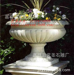 小区广场庭院石雕花钵花盆