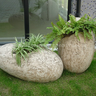 玻璃钢园林景观花盆,田园花盆花钵,商场装饰花盆
