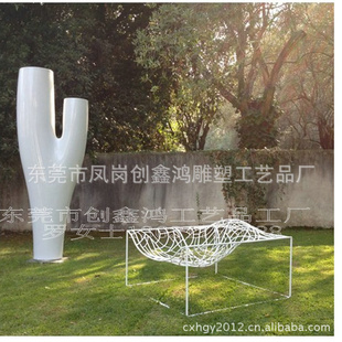 玻璃钢商场景观花盆,花盆容器,市政花盆,商场开业花缸