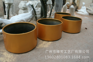 绿萝散尾葵摆设种套盆 年花摆放 盆栽花盆 玻璃钢花盆 砂岩花盆