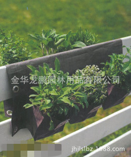 定做各种材质的悬挂式种植袋、壁挂式种植袋、花草园艺种植袋