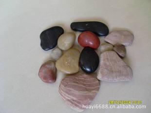 厂家直销,大量 雨花石 木纹石 机制鹅卵石
