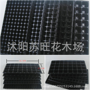 批发黑色塑料育苗盘 营养钵 蔬菜花卉育苗 加厚抗氧化耐用