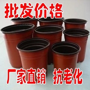 直销 双色花盆 摔不坏花盆 育苗盆 营养钵 批发 园艺用品