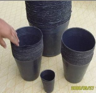 塑料花盆 营养钵 塑料 营养袋 营养杯 育苗盆 育苗杯 批发23*18