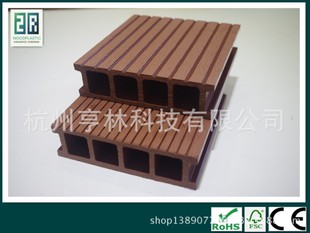 WPC木塑地板(140*40)方孔空心地板,厂家直销
