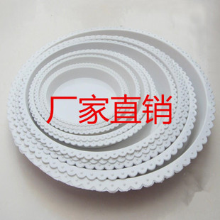 出售大量圆形塑料托盘白色 托盆规格*花盆托盘批发