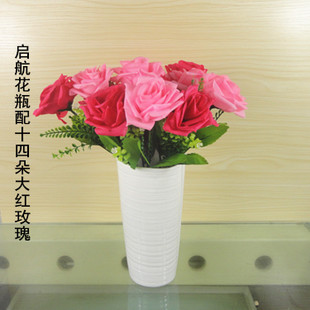 批发家居装饰仿真盆栽 时尚婚庆装饰假花盆栽 结婚礼品仿真花套装