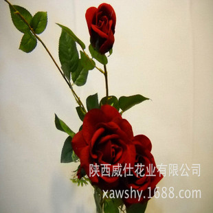 香水玫瑰 大西安厂家直销定制订做仿真玫瑰花 装饰花 情人节礼物