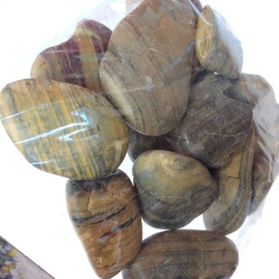 玻璃鱼缸装饰 天然鹅软石园林石 鱼缸底装饰 盆栽装饰石头 批发