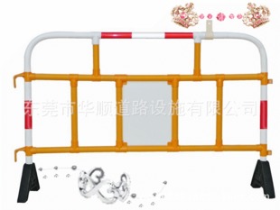 工厂直销出口海外铁马、施工护栏、道路隔离栏、铁艺护栏