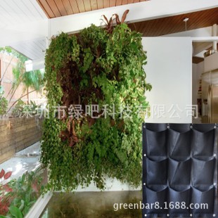 壁挂种植袋 园林绿化 种植袋 pe种植袋 植物墙 绿墙种植
