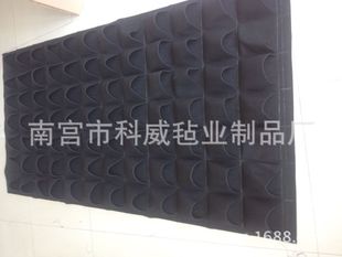 厂家直供防水毛毡种植袋多口墙体壁挂式种植袋按要求定制,