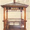 12米四角方柱凉亭