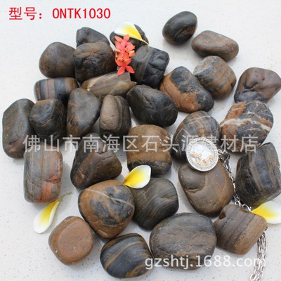 3-5公分园林绿化装饰景观石 3-5CM亮光面雨花石鹅卵石 pebbles