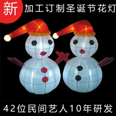 东莞圣诞节装饰挂式圣诞节装饰用品圣诞节装饰雪人娃娃厂家直销