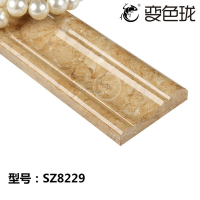 别墅装修大理石踢脚线 人造岗石装饰线条 仿大理石装饰线条 批发