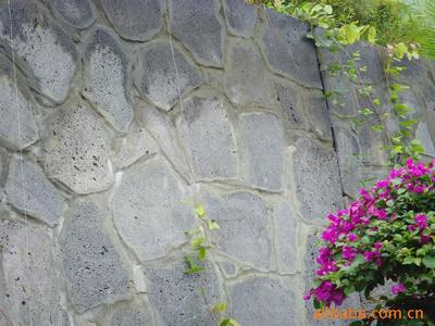 云南腾冲青灰色火山石碎拼【厂家直销】【天然石材】(机切)