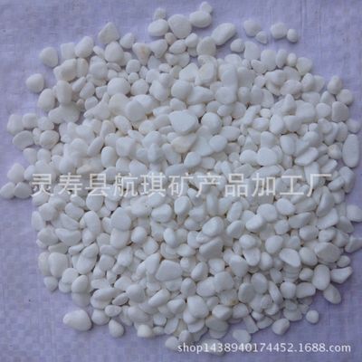 园艺装饰白鹅卵石 白石子 天然鹅卵石 水洗白色鹅卵石