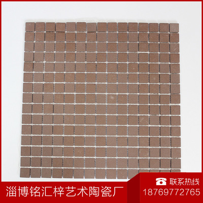 专业石材马赛克文化石 背景墙拼图马赛克釉面亚光外墙砖
