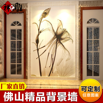 艺术瓷砖背景墙砖客厅电视背景墙瓷砖现代欧式雕刻壁画文化砖缤纷