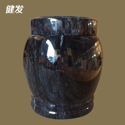 厂家直销大理石骨灰盒 小型大理石云花骨灰盅