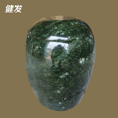 云浮殡仪用品大理石骨灰盒 大理石南玉骨灰盅