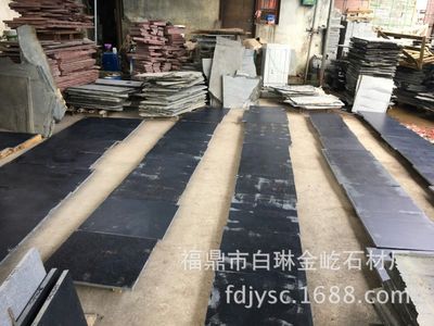 金屹石材厂家直销工程单哑光面福鼎黑 长期工程石材批发