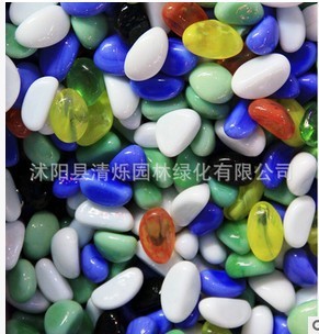 批发 腰果工艺玉石雨花石 鹅卵石 水培鱼缸 装饰彩石多色石子石头