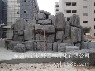 塑石假山设计 塑石假山施工 大小塑石假山