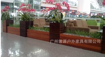 厂家直销大量户外实木花箱 防腐木花箱 园林花箱 景观花坛 木制品