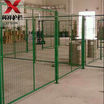 仓库隔离网 室内外浸塑铁丝网围栏 车间隔断 小区围墙栅栏