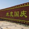 成都仿真凤凰绿雕 四川仿真孔雀造型 2019年仿真字体绿雕