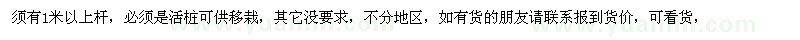 求购紫微古木、柞木古桩、青枫等多大径树木