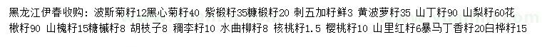 求购波斯菊种子、黑心菊种子、紫椴种子等