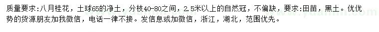 求购30公分量8公分八月桂