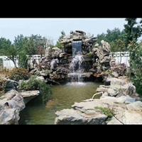 安徽宿州灵璧石假山/庭院假山制作/假山效果图