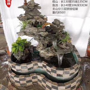 英石厂家室外流水假山风景石成品制作