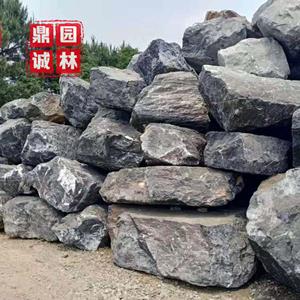 优质黑山石公园水景布景自然石景区摆件河道护坡点缀支持图纸定制加工