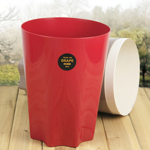 批发圆形创意家用塑料垃圾桶办公室大号时尚无盖加厚卫生居家用品