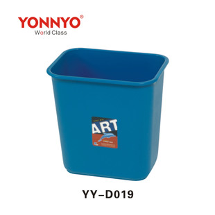 永耀厂家直供YY-D019塑料无盖垃圾桶,15L塑料果壳箱清洁箱垃圾箱