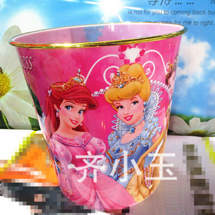 大号垃圾桶 品质生活家用本色 贴纸金边垃圾桶 纸篓 婚庆卫生桶