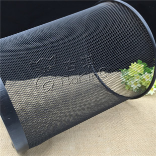 批发加厚铁丝网垃圾桶办公室时尚创意废纸篓铁网垃圾筒30*34CM